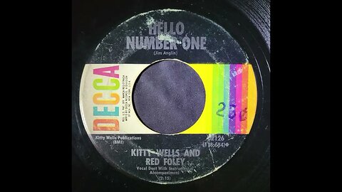 Kitty Wells and Red Foley – Hello Number One