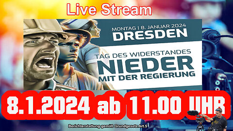 Farmers' protest DRESDEN January 8, 2024