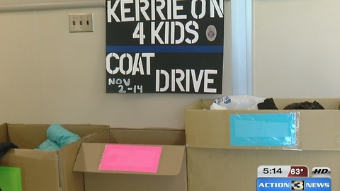 Strength Behind the Blue Kerrie on coat drive