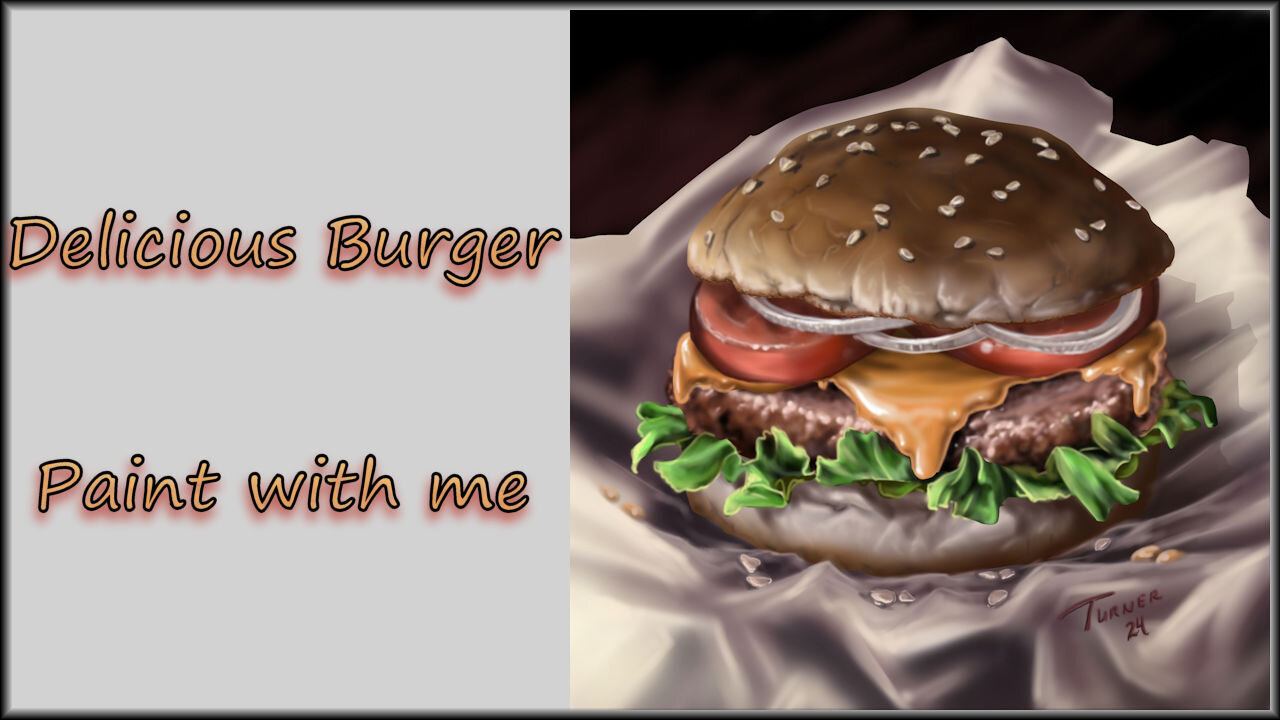 A Delicious Hamburger how-to brought to you by Virtually Art