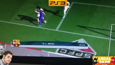 O gol impossível do Lionel messi Pes