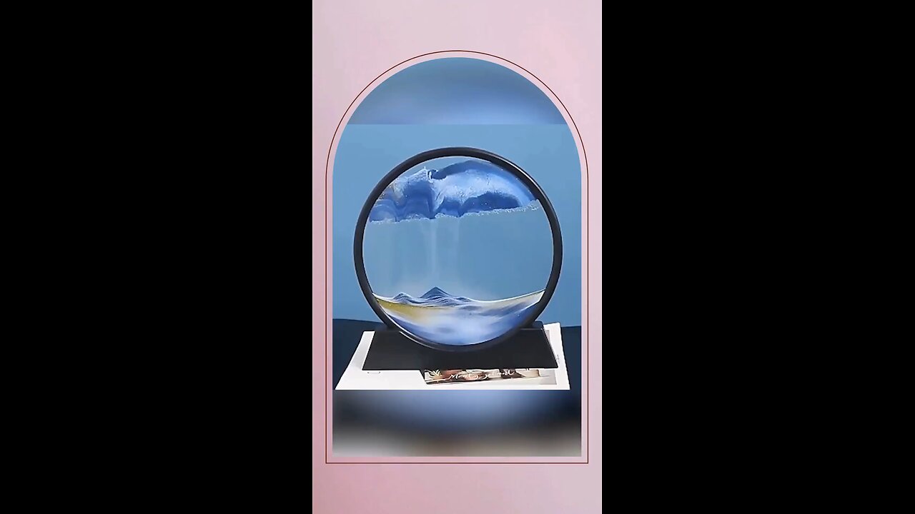 Relaxing Kinetic Sandscape Art Table Desk