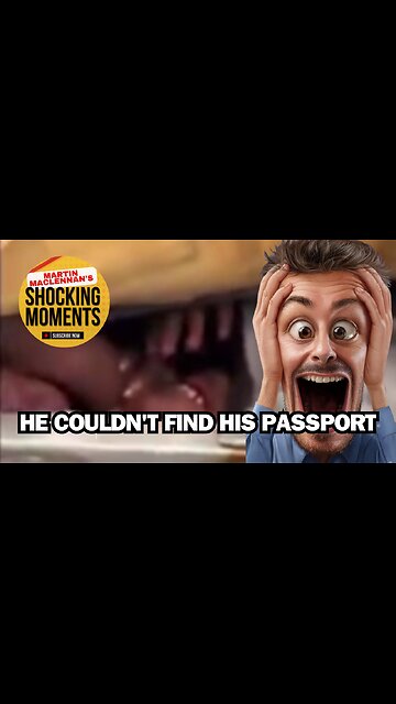 Maybe he lost his Passport