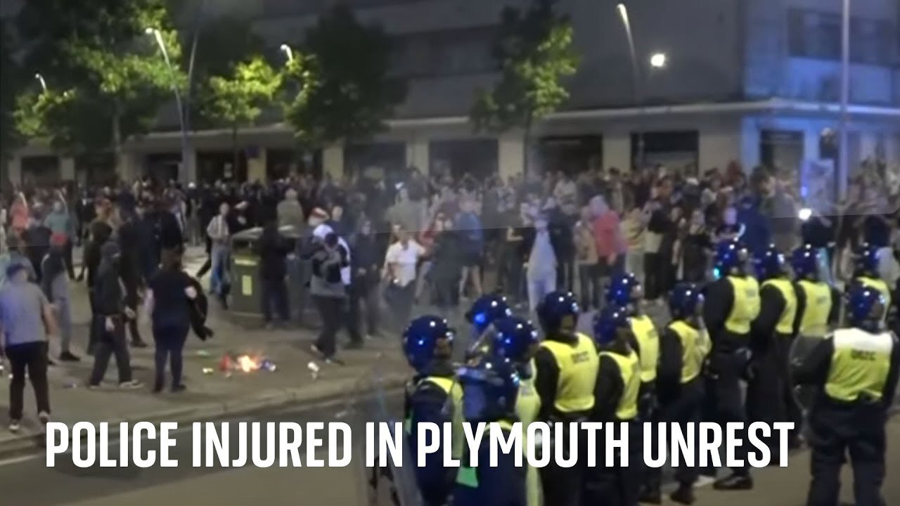 Police officers injured as riots break out in Plymouth | NE