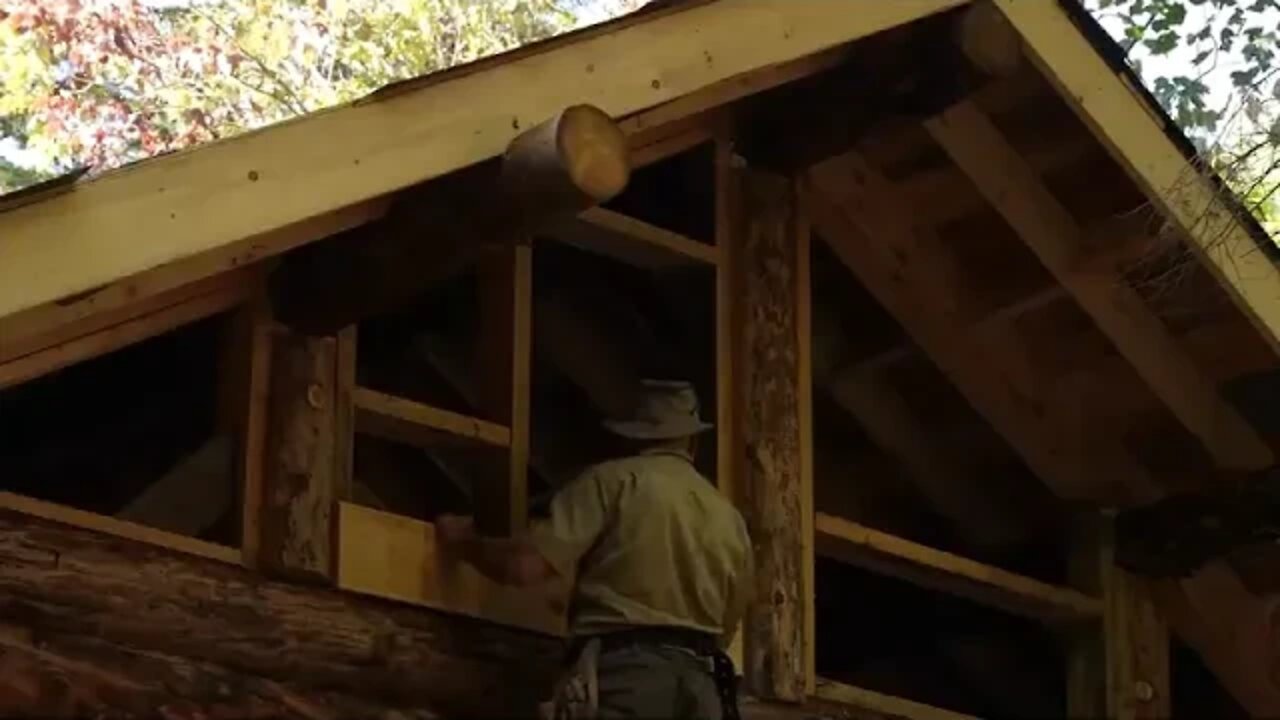 Porch # Overhang, # Install Windows, Stone Floor, Garden Harvest, Off Grid Log Cabin Build Alone, Ep
