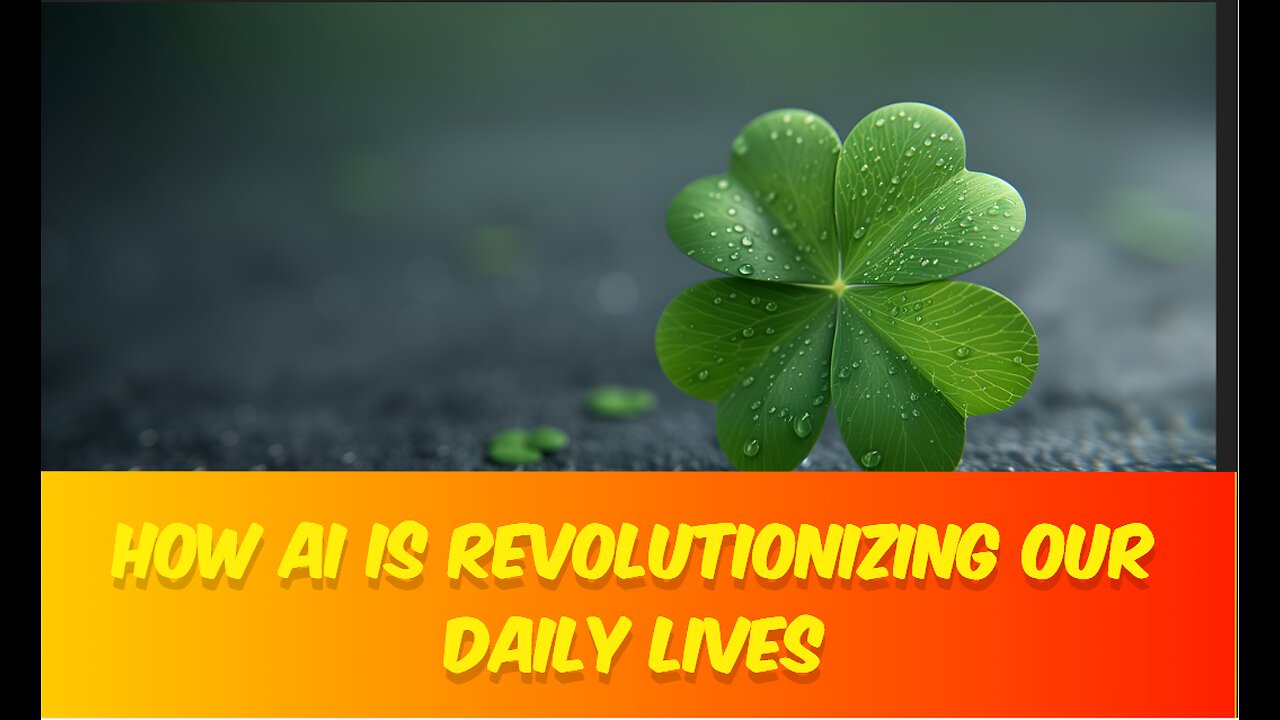 ✨ "How AI is Revolutionizing Our Daily Lives" 🌍💡