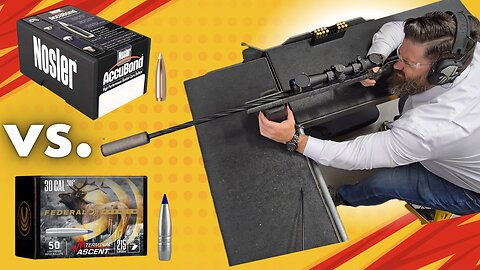 Federal Terminal Ascent vs Nosler AccuBond Accuracy Challenge