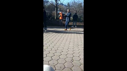 Sam Smith called a demonic sick bastard as he walks the streets of New York City.