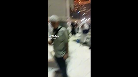 A plague of crickets in Egypt at a Mecca.