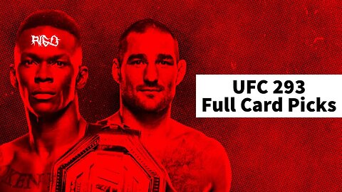 s c h i z o p i c k s - UFC 293: Adesanya vs Strickland Full Card Predictions