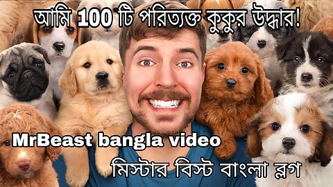 আমি 100 টি পরিত্যক্ত কুকুর উদ্ধার! I recovered 100 abandoned dogs!