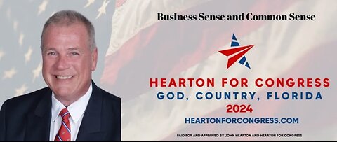 Binford Chronicles - John Hearton for Florida Congressional Dist. 8 July 31, 2024