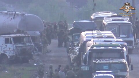 Doněcká tisková agentura přinesla reportáž k kapitulace neonacistů v Azovstalu