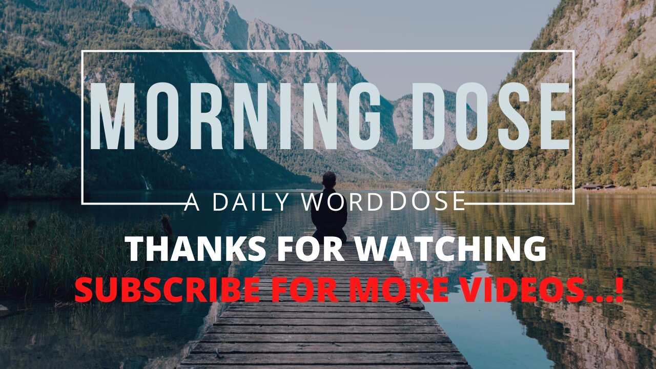 BECAUSE YOU'RE LOVED BY GOD: CREATION WAS MADE FOR YOU