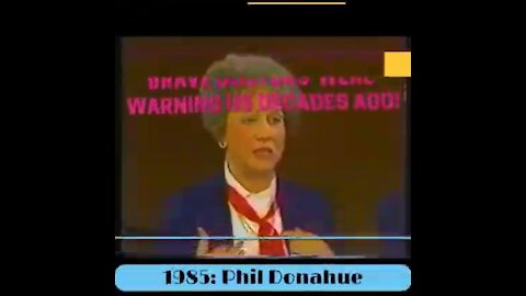 Vaccines are the Virus Phil Donahue