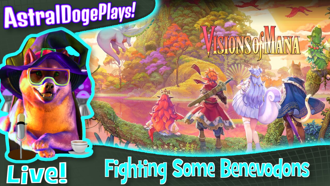 Visions of Mana ~LIVE!~ Fighting Some Benevodons