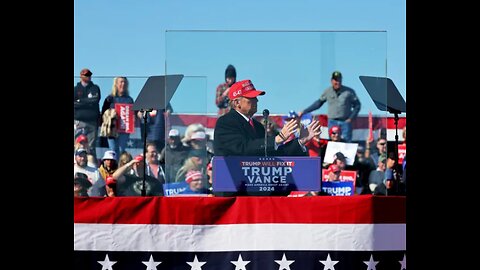 Trump Points Out Gaps in Pa. Rally Bullet-Proof Glass