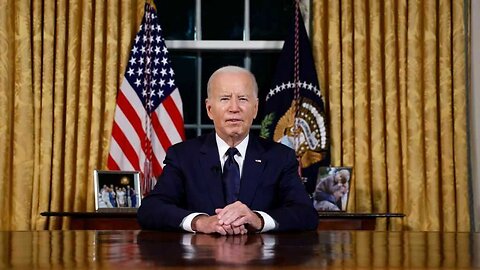 Biden Addressing Nation From The Oval Office