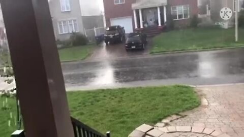 Orage extreme à Brossard