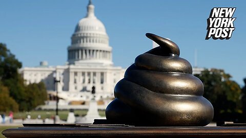 🎯 New Poop statue installed with Nancy Pelosi plaque creates quite a stink in DC