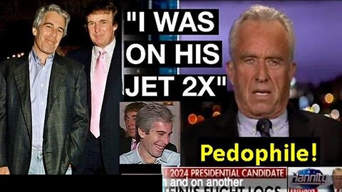 Pedophile FAGGOT PRO 'VIRUS' Gatekeeper Psyop RFK Jr. To Endorse Pedo Psyop Trump!