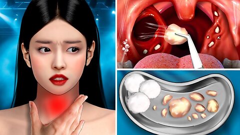 ASMR Tonsil Stone Removal & Sore Throat Treatment For Singer