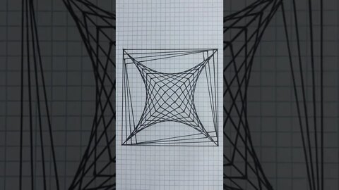 Drawing Optical Art #005 #shorts Respect