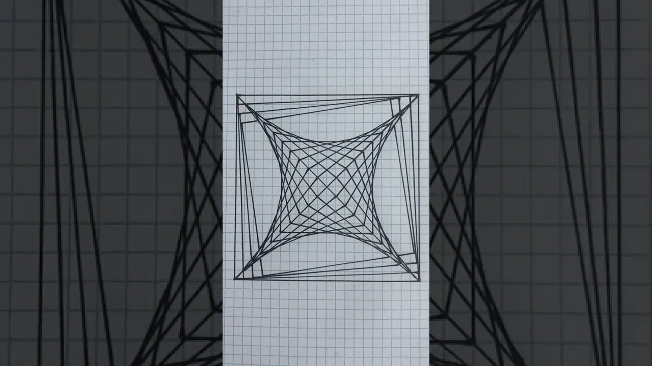 Drawing Optical Art #005 #shorts Respect