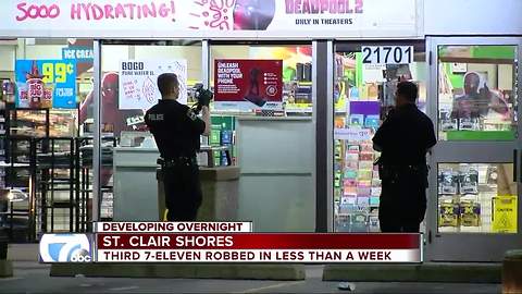Third 7-Eleven robbed in less than a week