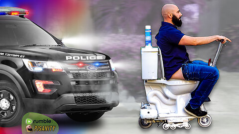I Got Pulled Over on my Motorized Toilet (twice)