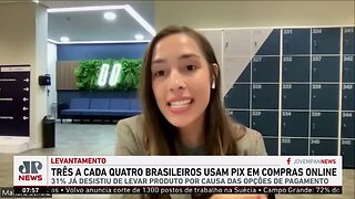 Três em cada quatro consumidores brasileiros utilizam PIX para compras online, diz estudo