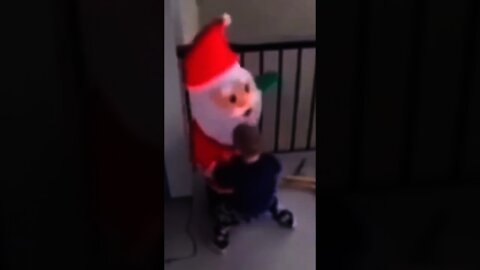 I don't think he got what he wanted from Santa😂