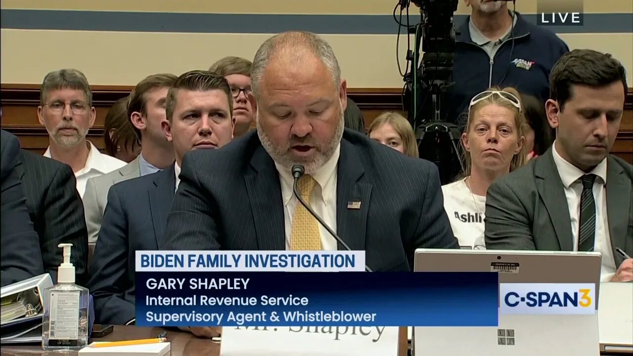 IRS WHISTLEBLOWER GARY SHAPLEY: DOJ Allowed Political Appointees To Weigh In On Hunter Charges