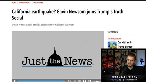 Gavin Newsom is on Truth Social - IT'S A TRAP!