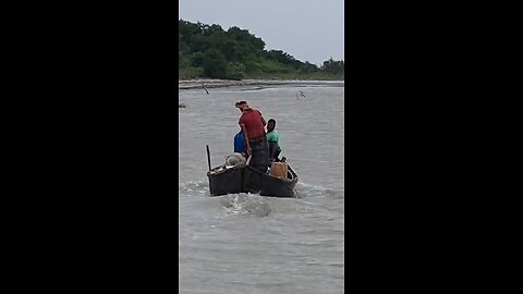in A boat