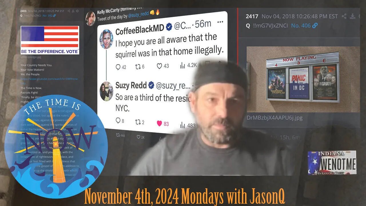 Mondays withJasonQ - NOV. 4th, 2024: Election EVE