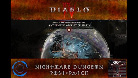 Diablo IV: Nightmare Dungeon Run Post-Patch