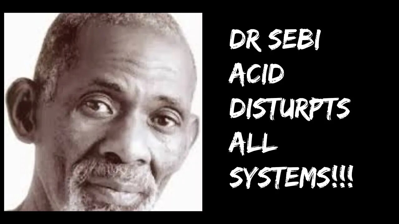 DR SEBI - AVOIDS WHAT DISRUPTS THE BODY