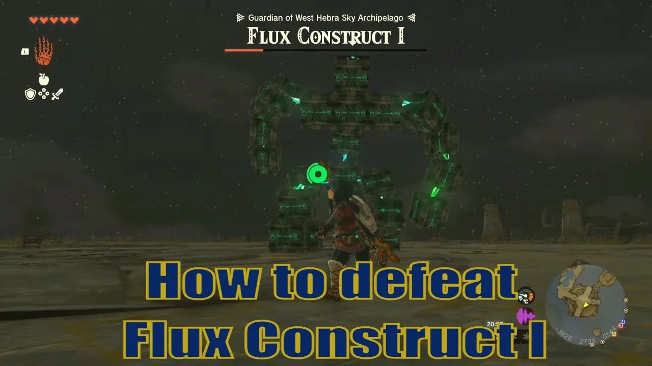 How to defeat Flux Construct I Guardian of West Hebra Sky Archipelago