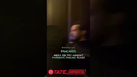 Tristan Tate Would You Try My Brother’s Favourite Pancake Place?