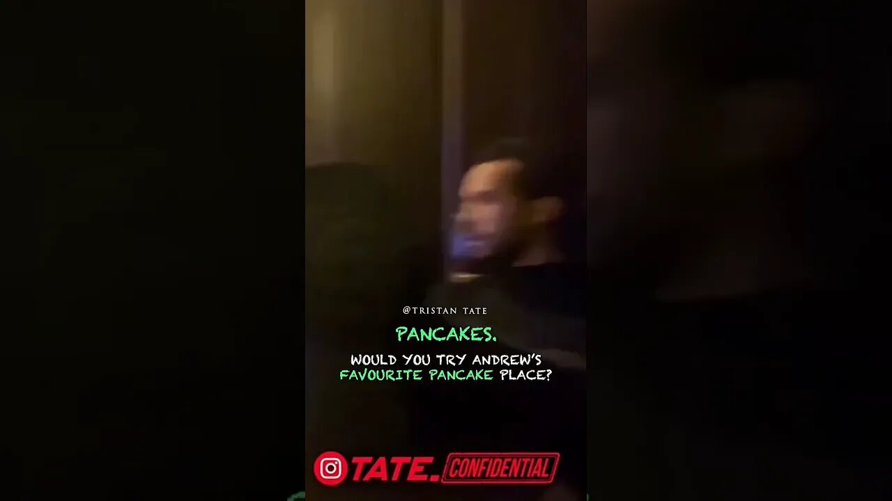 Tristan Tate Would You Try My Brother’s Favourite Pancake Place?