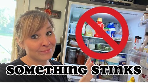 LARGE FAMILY FRIDGE CLEAN OUT || SOMETHING STINKS