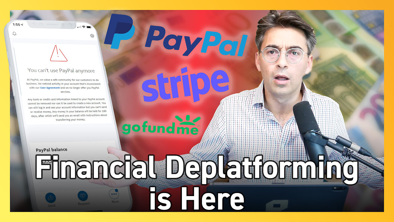 PayPal Founding COO Calls Out Financial Deplatforming By Big Tech