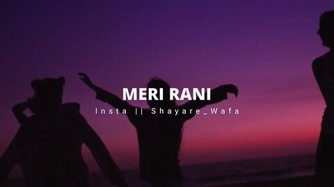 Meri Rani Kisi Aur Ki Diwani Hogayi🥺💔Heart Touching Lines | Sad Status One Line Shayri#shayare_wafa