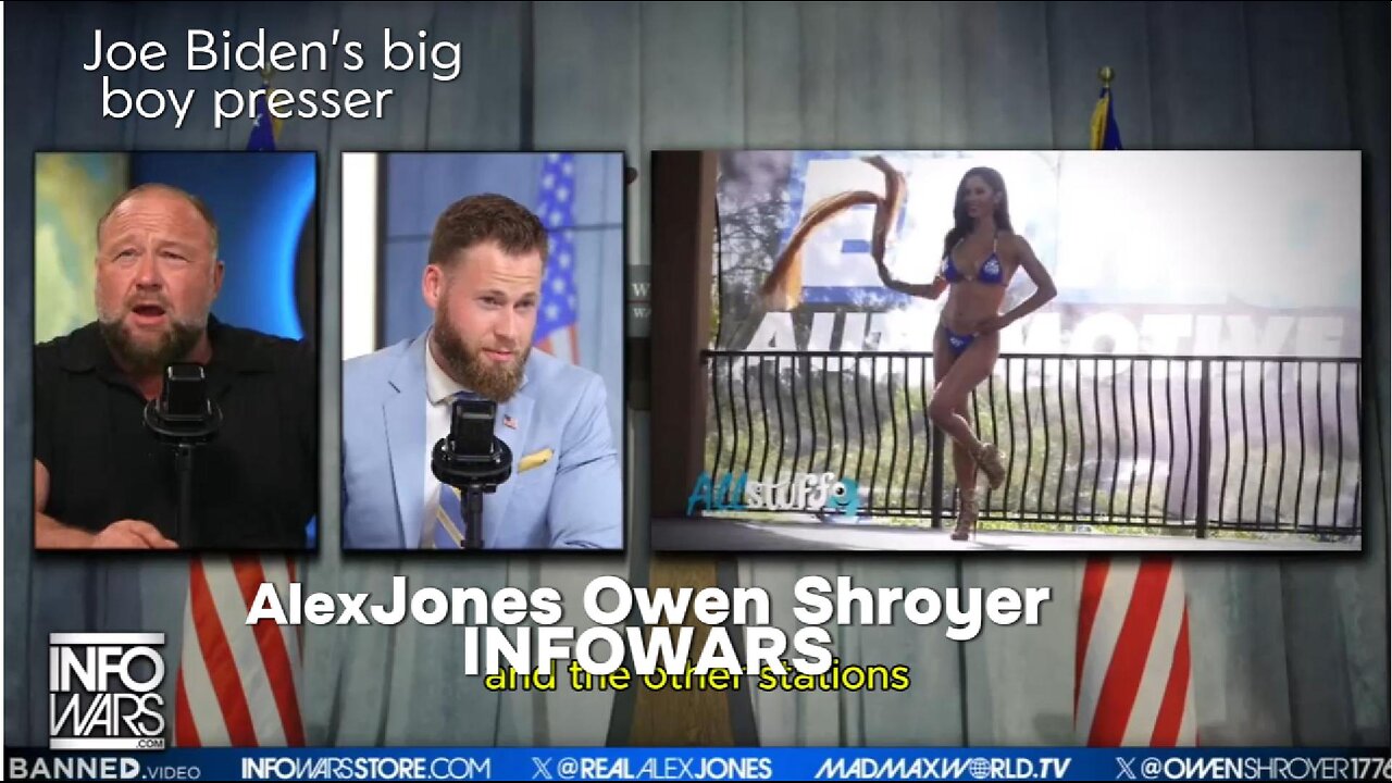 InfoWars covers Joe Biden's Big Boy Press Conference.