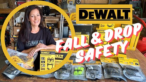 DeWALT FALL PROTECTION & DROP PREVENTION LINE, Unboxing and Complete Overview Review of Products