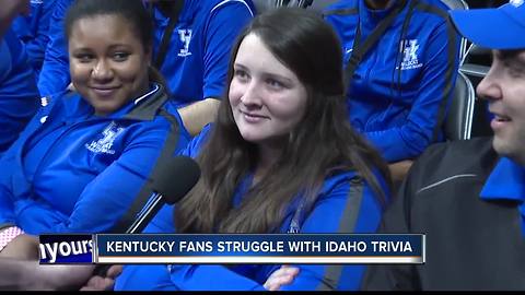 Kentucky fans struggle with Idaho Trivia