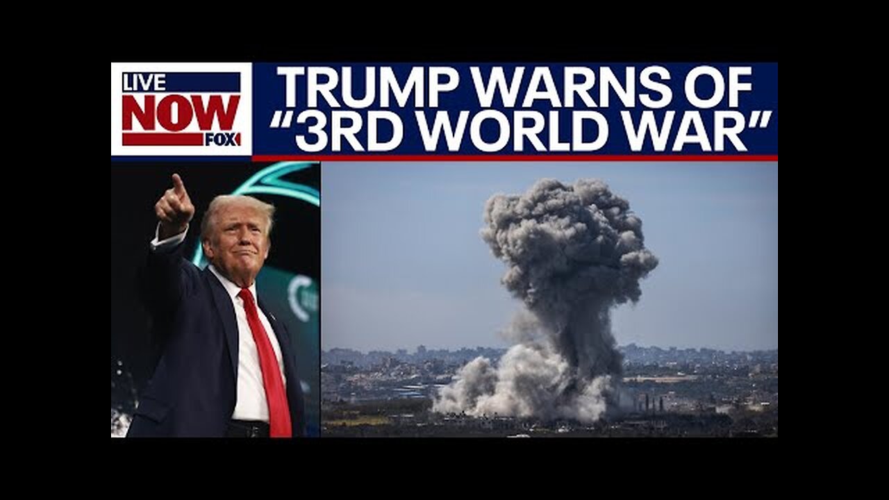 "3rd World War" if Trump not elected, former president says amid Israel-Hamas war