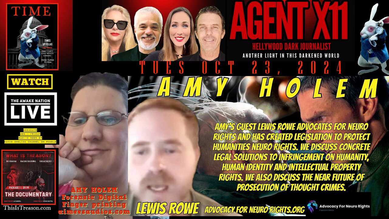 AGENT X11: EP 38 AMY HOLEM AND GUEST LEWIS ROWE