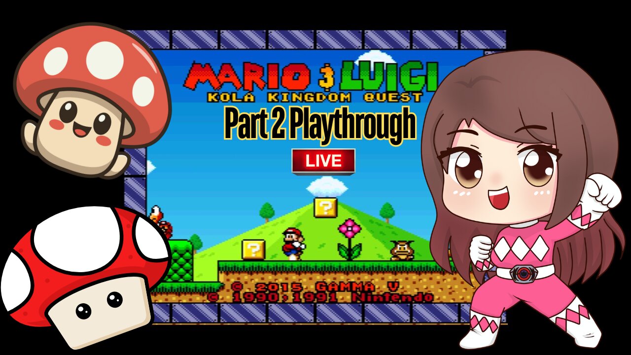 🔴-LIVE- {PNG/VTuber} Jedi Ranger: Mario and Luigi Kola Kingdom Quest Part 2 Playthrough